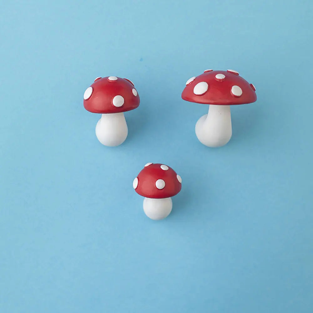 Red Mini Mushroom Fridge Magnet